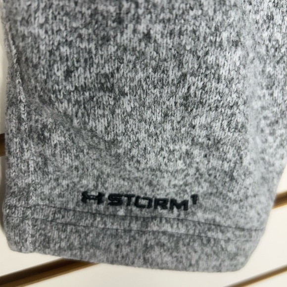 Mens Under‎ Armour Storm1  Coldgear Sweater Gray Heather w/Black EUC 2XL - Picture 4 of 10